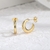 Picture of Buy Gold Plated Small Stud Earrings with Wow Elements