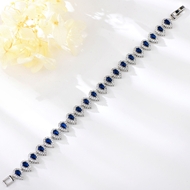 Show details for Nice Cubic Zirconia Platinum Plated Fashion Bracelet