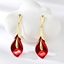 Show details for Featured Red Big Dangle Earrings with Full Guarantee