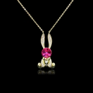 Show details for Purchase Gold Plated Swarovski Element Pendant Necklace with Fast Delivery