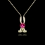 Show details for Purchase Gold Plated Swarovski Element Pendant Necklace with Fast Delivery
