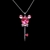 Picture of Small Pink Pendant Necklace of Original Design