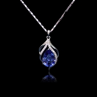 Show details for Stylish Small Swarovski Element Pendant Necklace