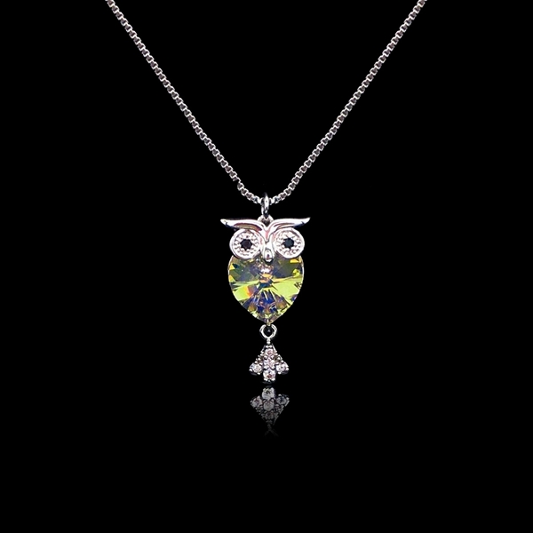 Picture of Bulk Platinum Plated Colorful Pendant Necklace Exclusive Online
