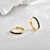 Picture of Nickel Free Gold Plated Copper or Brass Stud Earrings with Easy Return