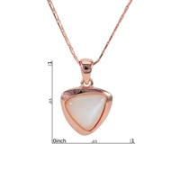 Picture of Amazing Small Rose Gold Plated Pendant Necklace