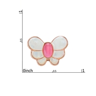 Picture of Zinc Alloy Pink Stud Earrings in Exclusive Design