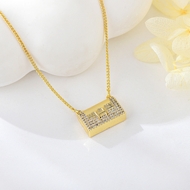 Show details for Attractive White Copper or Brass Pendant Necklace For Your Occasions