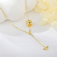 Show details for Copper or Brass Cubic Zirconia Pendant Necklace at Great Low Price