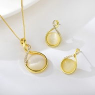 Picture of Hot Selling White Gold Plated 2 Piece Jewelry Set from Top Designer