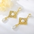 Picture of Zinc Alloy Big Dangle Earrings with Full Guarantee