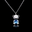 Show details for Designer Platinum Plated Zinc Alloy Pendant Necklace with No-Risk Return