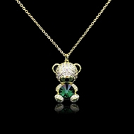 Show details for Gold Plated Swarovski Element Pendant Necklace with No-Risk Refund Show details for Gold Plated Swarovski Element Pendant Necklace with No-Risk Refund