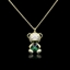 Show details for Gold Plated Swarovski Element Pendant Necklace with No-Risk Refund