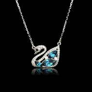 Show details for Shop Platinum Plated Swarovski Element Pendant Necklace with Wow Elements Show details for Shop Platinum Plated Swarovski Element Pendant Necklace with Wow Elements