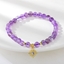 Show details for New Nature Amethyst Purple Fashion Bracelet
