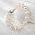 Picture of Nice fresh water pearl Platinum Plated Fashion Bracelet