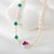 Picture of Nice fresh water pearl Gold Plated Short Chain Necklace