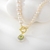 Picture of Small White Short Chain Necklace with Fast Delivery