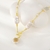 Picture of Famous fresh water pearl Copper or Brass Short Chain Necklace