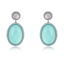 Show details for Beautiful Cubic Zirconia Copper or Brass Dangle Earrings