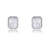 Picture of Nickel Free Platinum Plated Copper or Brass Big Stud Earrings with No-Risk Refund