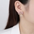 Picture of Popular Cubic Zirconia White Big Stud Earrings
