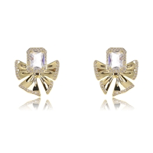 Show details for Low Price Gold Plated Copper or Brass Big Stud Earrings from Trust-worthy Supplier