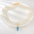 Picture of Most Popular shell pearl Gold Plated Short Statement Necklace