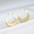 Picture of Great Small Gold Plated Hoop Earrings