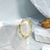 Picture of Hypoallergenic Gold Plated Small Fashion Ring with Easy Return