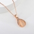 Picture of Sparkling Small Rose Gold Plated Pendant Necklace