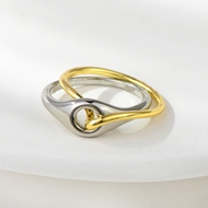 Show details for Copper or Brass Small Fashion Ring in Exclusive Design