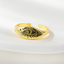 Show details for Eye-Catching Gold Plated Zinc Alloy Adjustable Ring with Member Discount