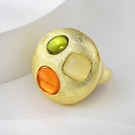 Show details for Trendy Gold Plated Dubai Fashion Ring with No-Risk Refund Show details for Trendy Gold Plated Dubai Fashion Ring with No-Risk Refund