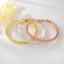 Show details for Nickel Free Multi-tone Plated Zinc Alloy Fashion Bangle with No-Risk Refund