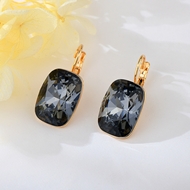 Show details for Impressive Black Zinc Alloy Earrings with Low MOQ