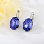 Show details for Fashion Swarovski Element Hoop Earrings with Speedy Delivery
