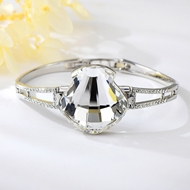 Show details for Buy Platinum Plated White Fashion Bracelet with Wow Elements