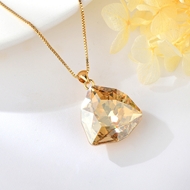 Show details for Fast Selling Yellow Swarovski Element Pendant Necklace from Editor Picks