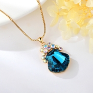 Show details for Most Popular Swarovski Element Zinc Alloy Pendant Necklace