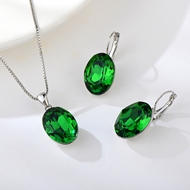 Show details for Zinc Alloy Platinum Plated 2 Piece Jewelry Set with Full Guarantee
