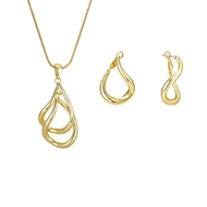 Show details for Zinc Alloy Gold Plated 2 Piece Jewelry Set with Fast Delivery