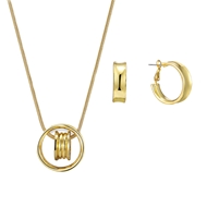 Show details for Great Value Gold Plated Zinc Alloy 2 Piece Jewelry Set at Factory Price