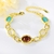 Picture of Zinc Alloy Small Bracelet with Wow Elements