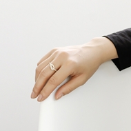 Picture of Charming White Gold Plated Adjustable Ring As a Gift