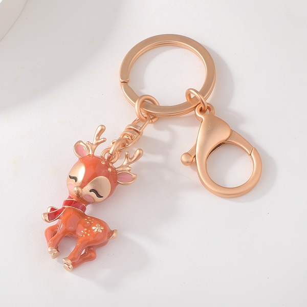 Picture of Purchase Rose Gold Plated Zinc Alloy Keychain with Full Guarantee