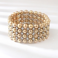 Show details for Classic Copper or Brass Link & Chain Bracelet for Female