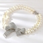 Show details for Low Cost Platinum Plated Copper or Brass Short Statement Necklace with Low Cost