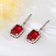 Show details for Designer Platinum Plated Fashion Hoop Earrings with No-Risk Return